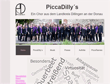 Tablet Screenshot of piccadillys.de